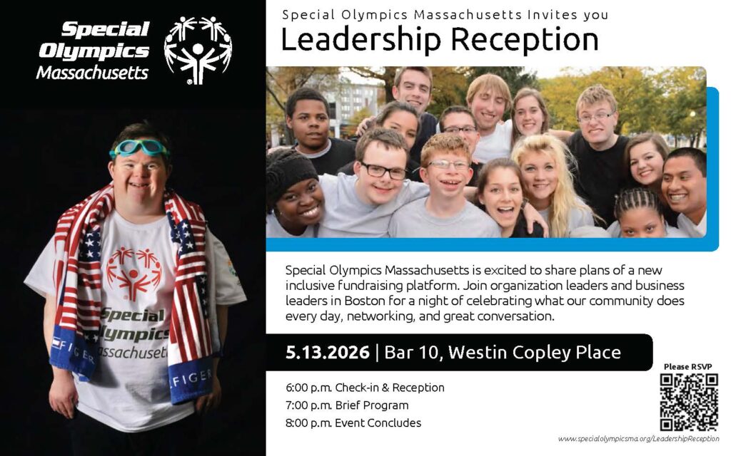 Flyer with info about the leadership reception