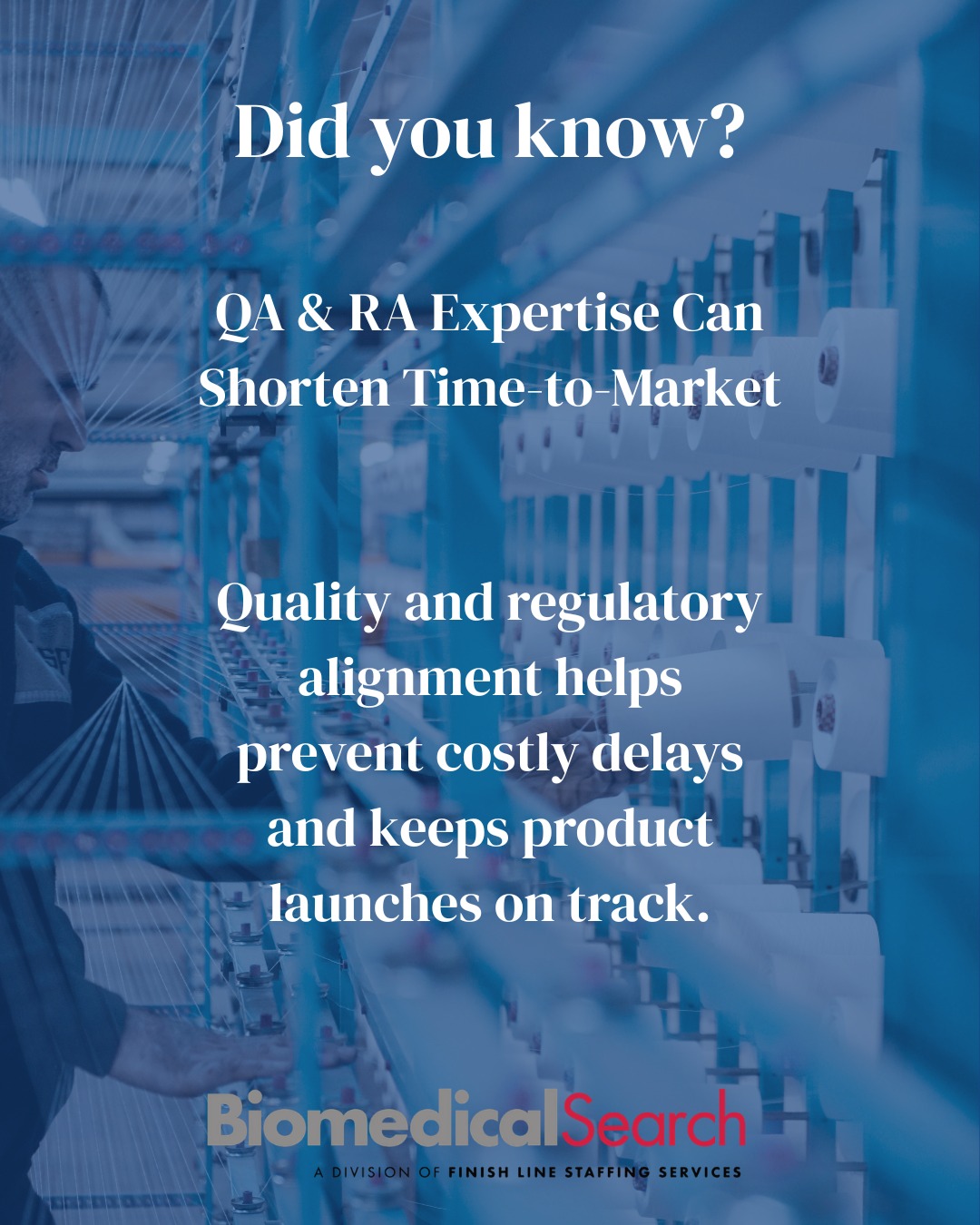 A graphic explaining the benefits of QA and RA