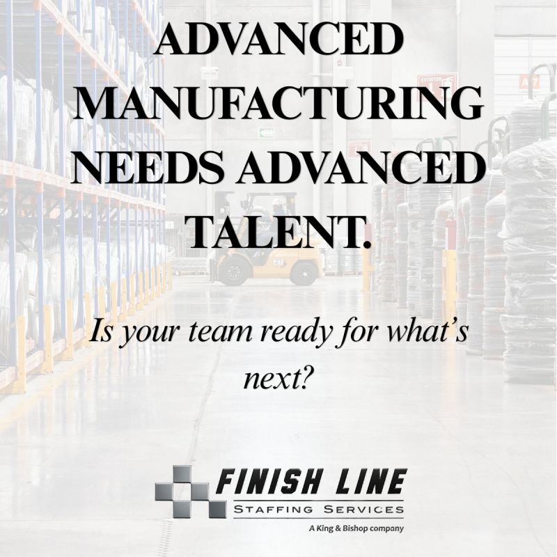 A graphic about attracting talent for advanced manufacturing