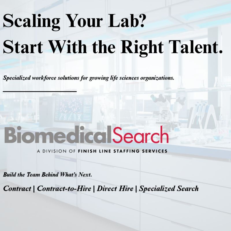 A graphic about seeking the right talent to grow your lab