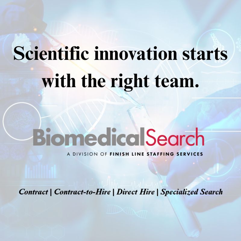 A graphic stating scientific innovation starts with the right team